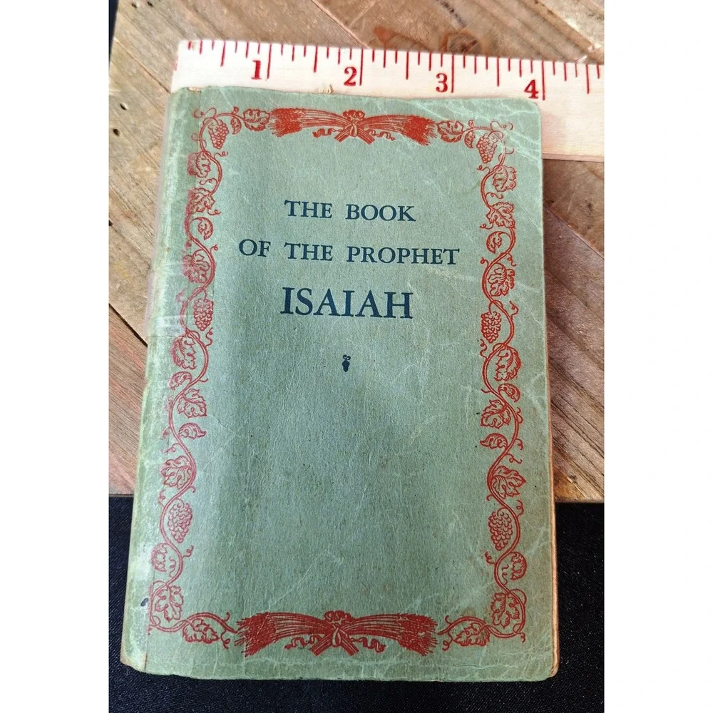 AntiqueAmerican Bible Society The Book of the Prophet Isaiah KJV Pocket Bible